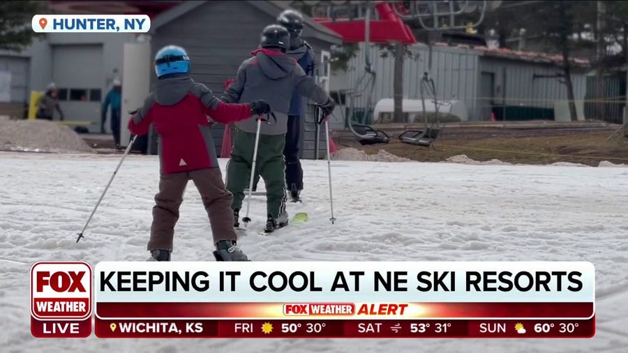 People looking for taste of winter in Northeast are heading to ski resorts