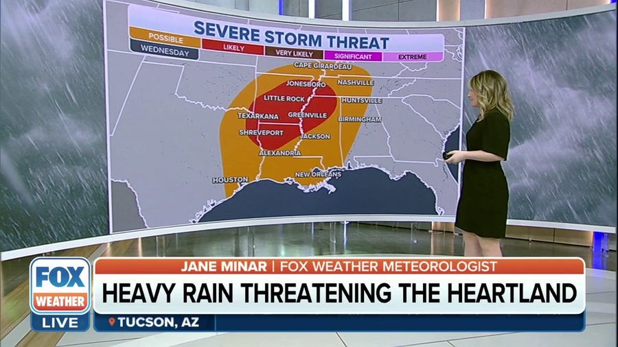 Severe weather, flooding threatens the South this week