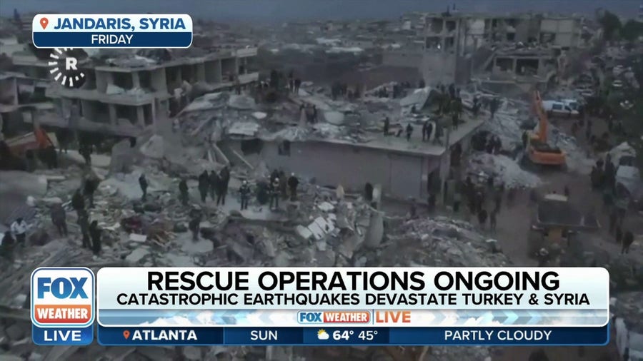 Rescue operations ongoing two weeks after catastrophic earthquake kills more than 46,000 people in Turkey, Syria