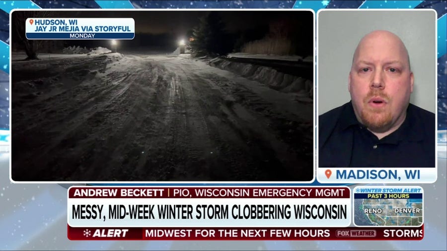 Ice threatens Wisconsin, extremely dangerous travel