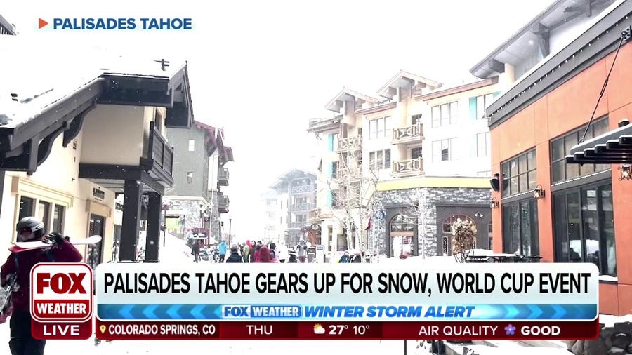 Palisades Tahoe gearing up for feet of snow, World Cup ski event