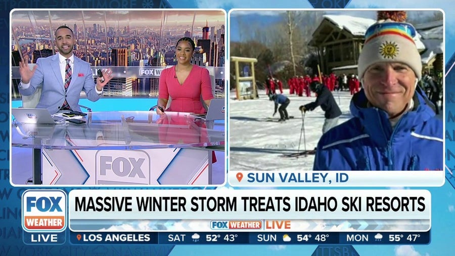 Massive winter storm treats Idaho ski resorts