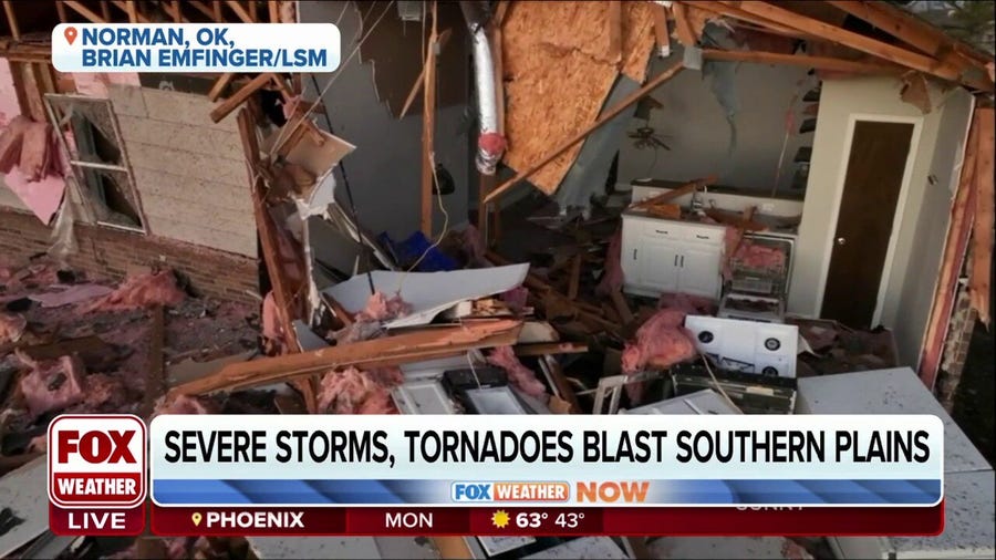 'Pretty intense tornado' moved through Norman, Oklahoma: Storm chaser