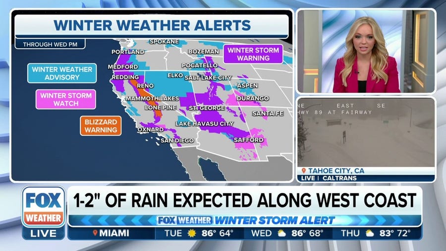 Storm-fatigued California bracing for more feet of snow, flooding rain