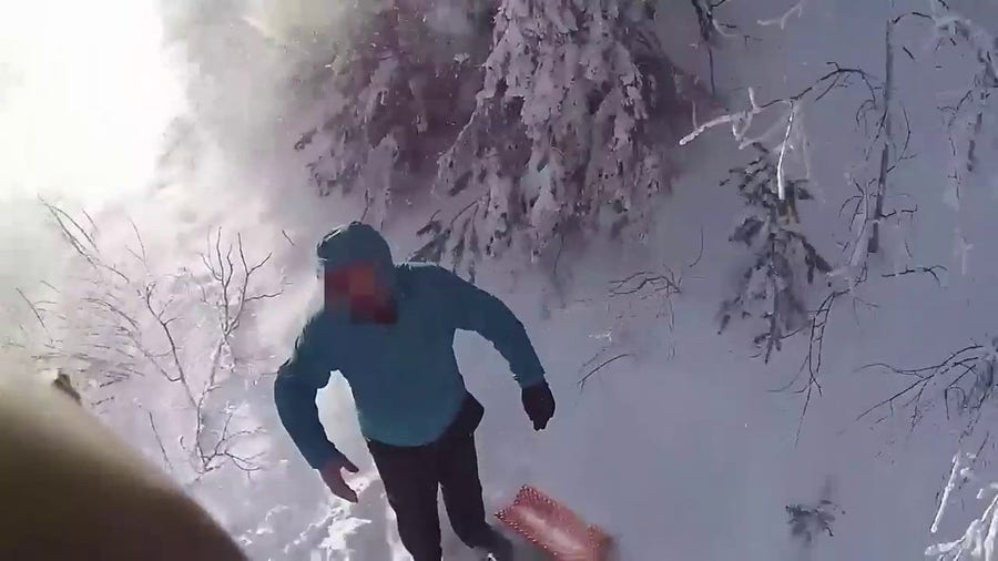 Helicopter rescue of stranded hiker in freezing Arizona mountains