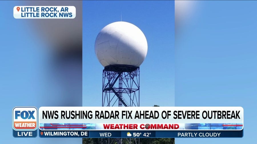 NWS Little Rock racing to fix radar ahead of potential severe weather outbreak