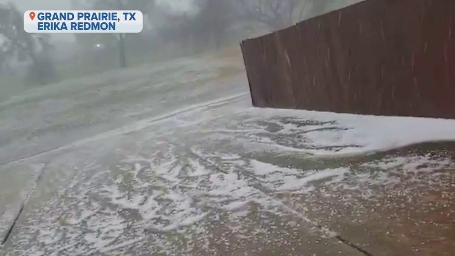 Watch: March roars in like a lion with hail in Texas