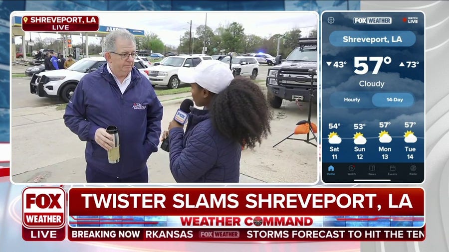 'We are in cleanup mode': Shreveport, LA mayor updates on aftermath of destructive tornado