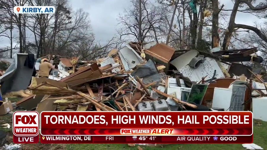 Severe storm destroys homes in Pike County, Arkansas