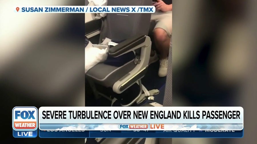 Severe turbulence kills passenger over New England