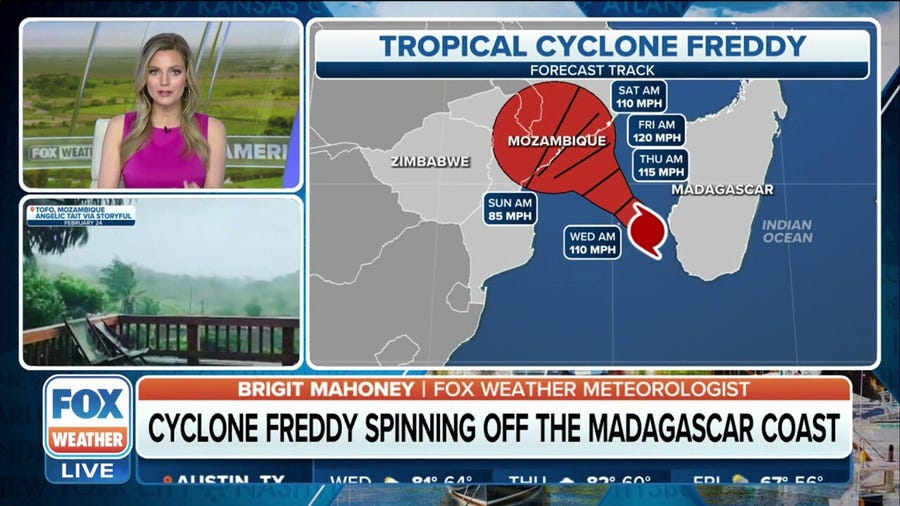 Cyclone Freddy may become longest-lasting tropical cyclone