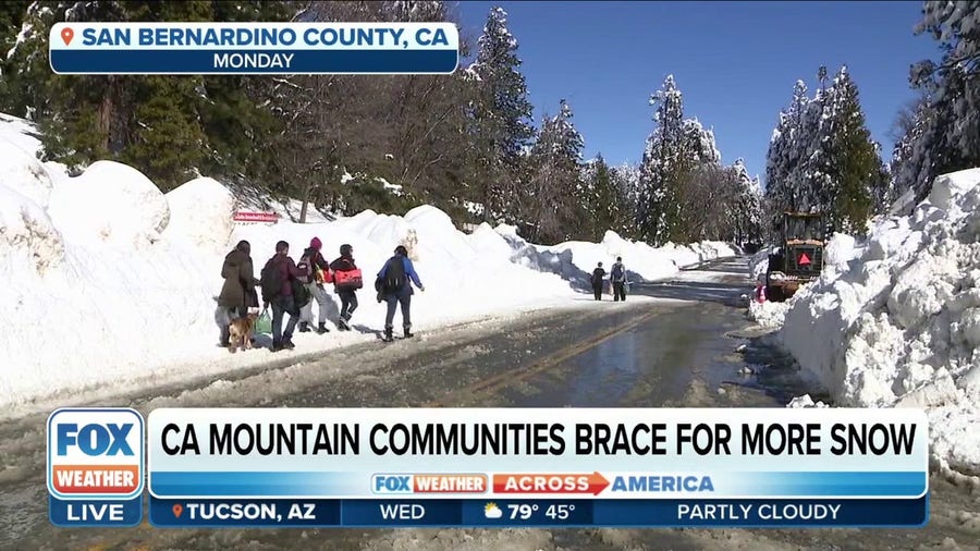 California residents digging out from storms, more snow ahead