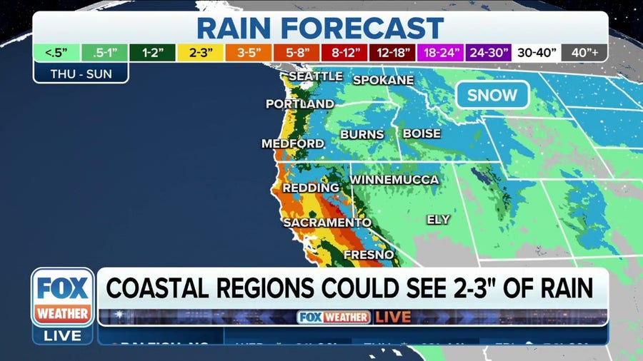 Crippling California snow could lead to flooding as atmospheric river slams the coast