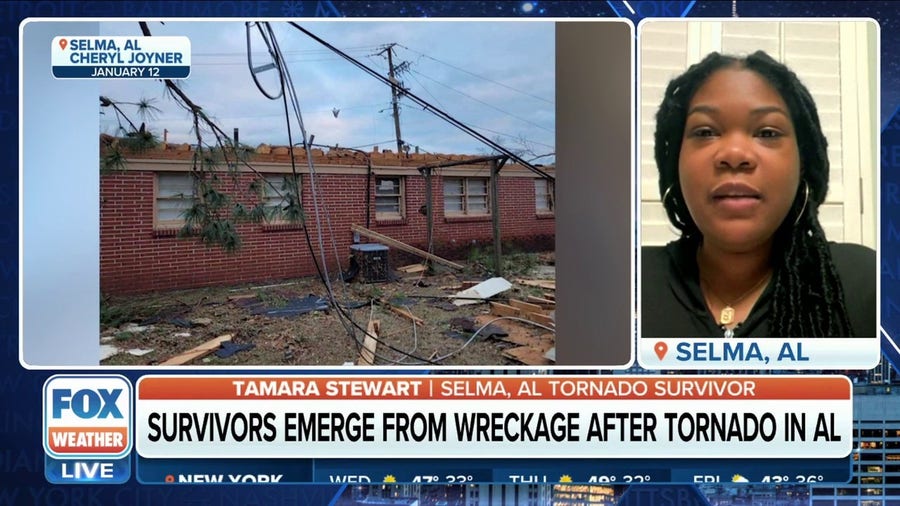 Alabama mother and her baby survive EF-2 tornado