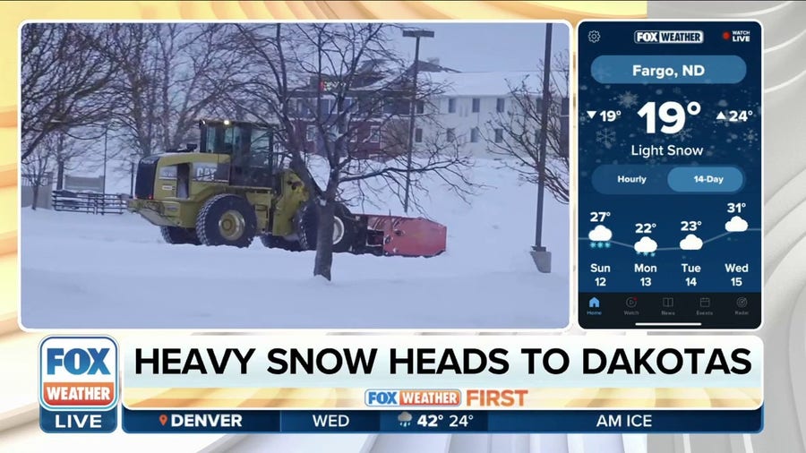 North Dakota prepares for multiple days of heavy snow