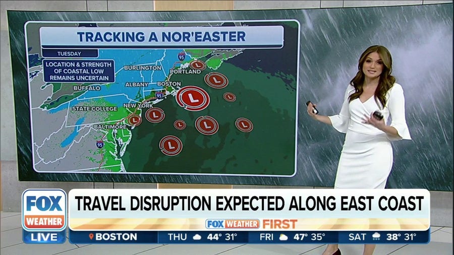 Possible nor'easter could bring widespread impacts to Northeast next week