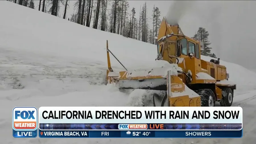 Another round of storms to slam California after weeks of rain, snow