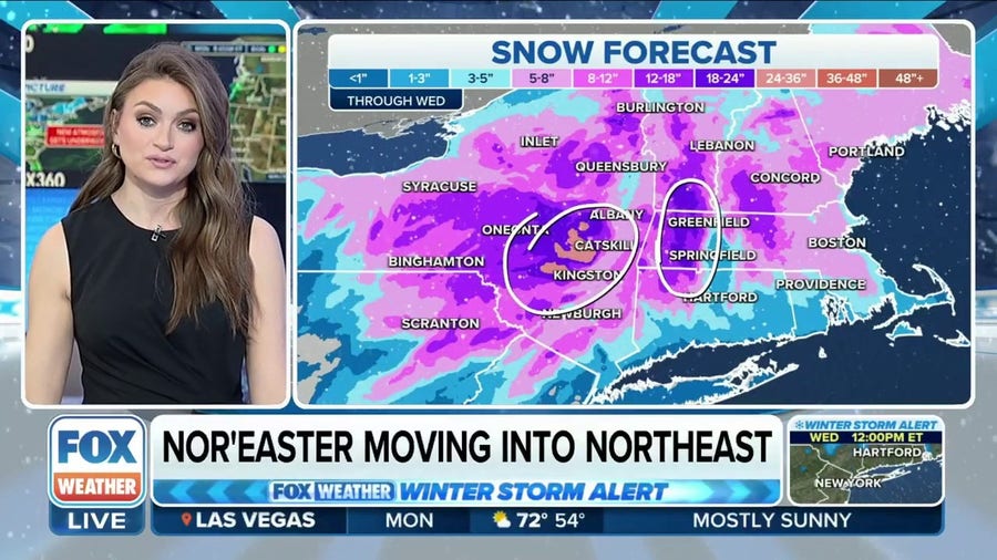 Major nor'easter expected to slam the Northeast