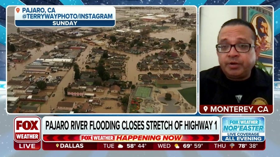 California town underwater after intense rain, evacuations ordered