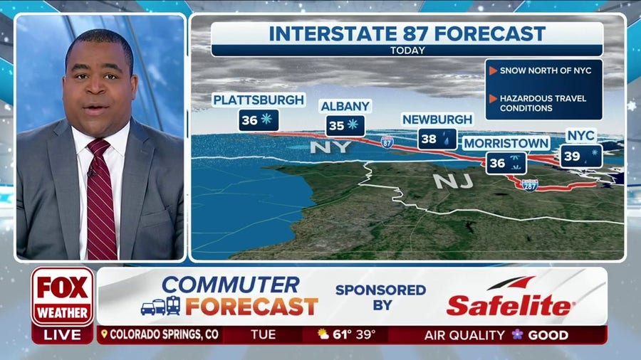 FOX Weather commuter forecast: How nor'easter will impact travel across parts of Northeast
