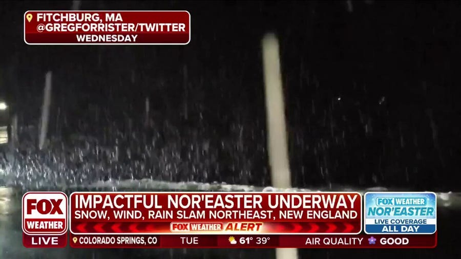 AAA urges caution for drivers on the road during nor'easter