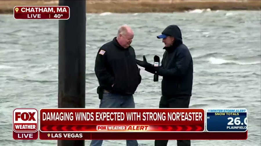 Harbormaster: Nor'easter not too significant thus far for Chatham, MA