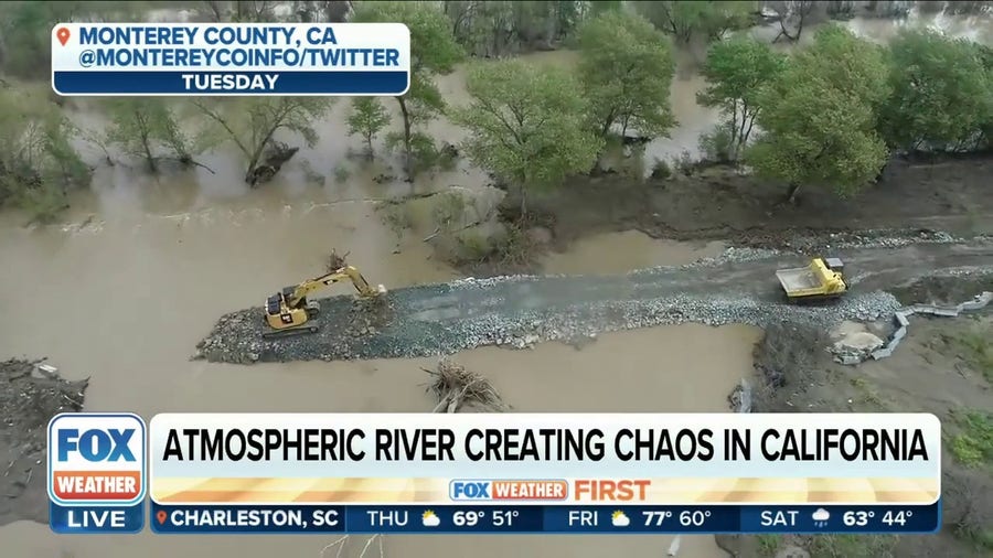 Atmospheric river created chaos in California from mudslides to torrential flooding