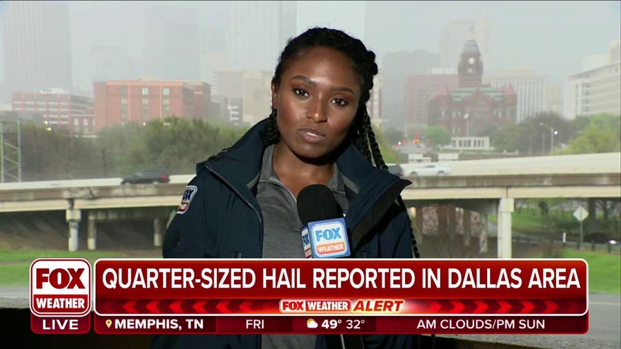 Severe storms slam Dallas, Texas