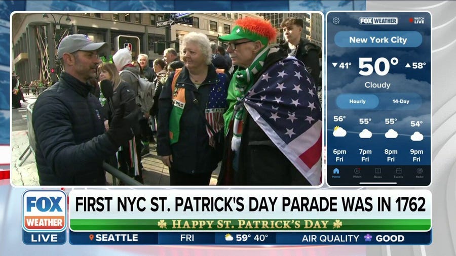 Ireland couple travels to New York City to see St. Patrick's Day Parade