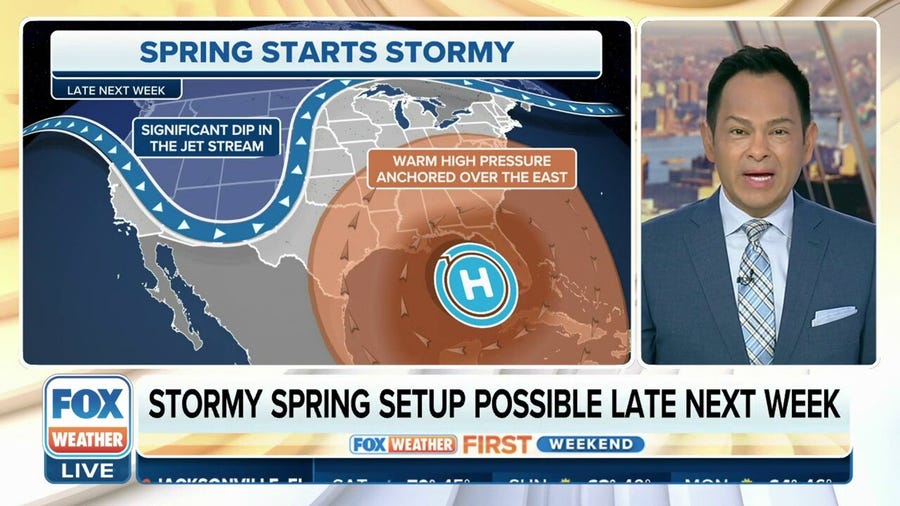 Stormy spring setup possible late next week