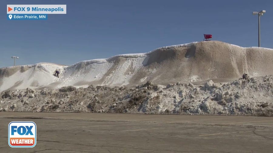 'Mount Eden Prairie': Massive snow piles in Minnesota suburb
