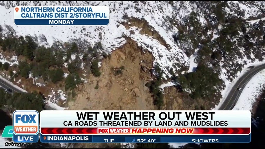 Heavy rain, significant snow raising risk of flooding, mudslides in California