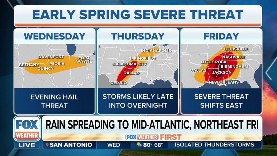 Severe Storms Could Spawn Strong Tornadoes, Hail, Damaging Winds For ...