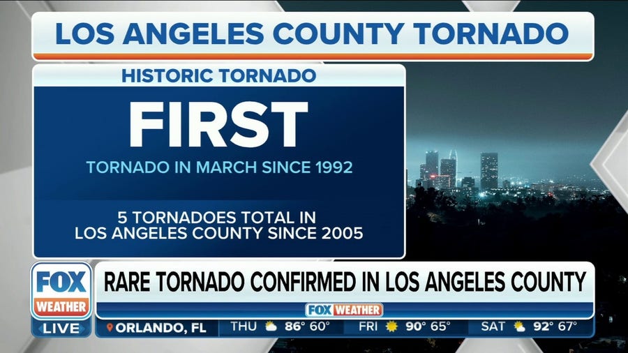 EF-1 tornado confirmed to hit L.A. County, strongest to hit area in 40 years