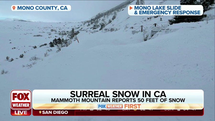Snow from atmospheric river storms buried CA community, split in half due to massive avalanche