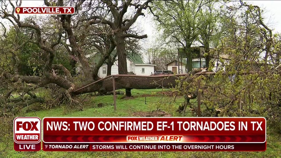NWS: Two EF-1 tornadoes touched down in Parker County, TX