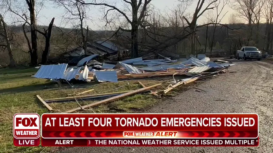 Possible tornado leaves behind damage in Middle Tennessee