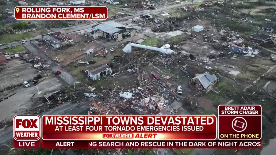 Storm Tracker: 'A lot of loss of life' in Rolling Fork, MS