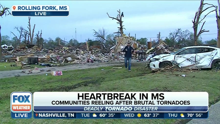 'It's going to change the face of the town': MS communities salvage what's left after tornadoes