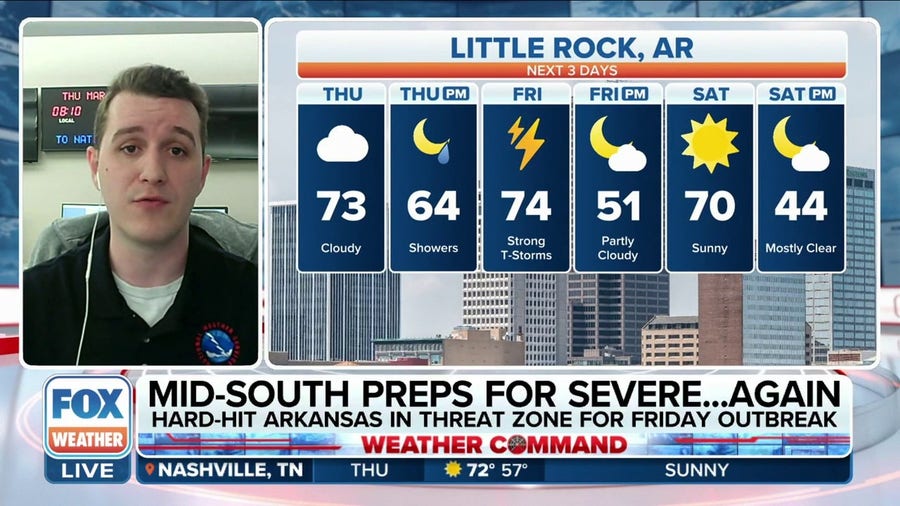 Arkansas Preps For Another Potential Severe Weather Outbreak | Latest ...