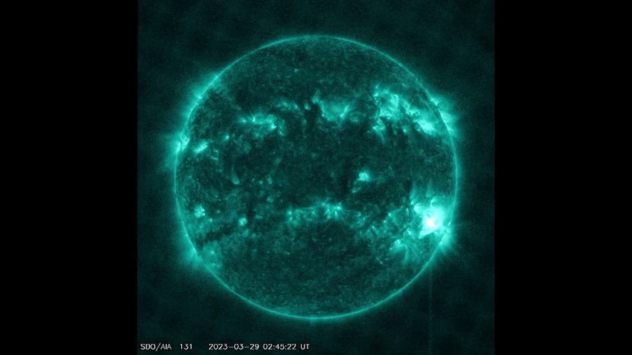 Watch: Intense solar flare erupts from the sun