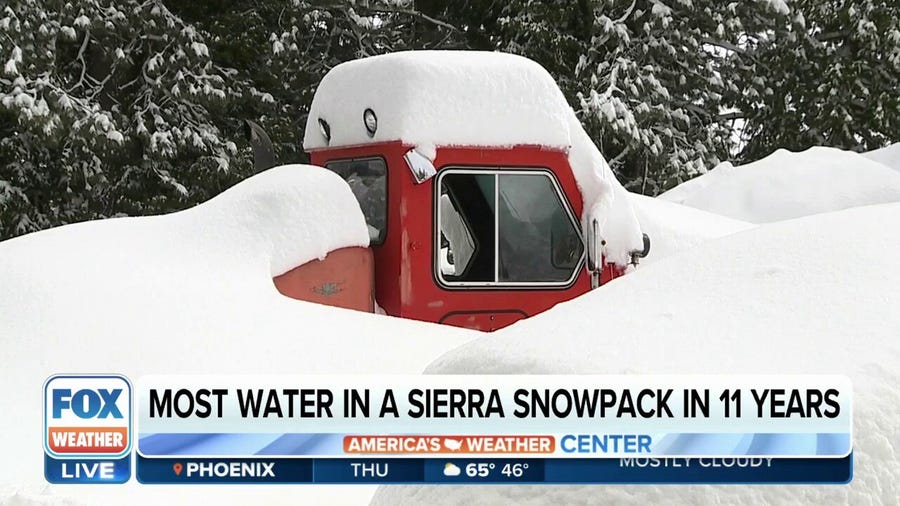 California snowpack at record levels