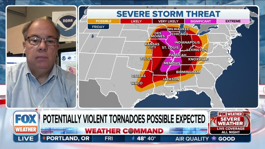 SPC: Very Intense Tornadoes, Widespread Damaging Winds Major Concerns ...