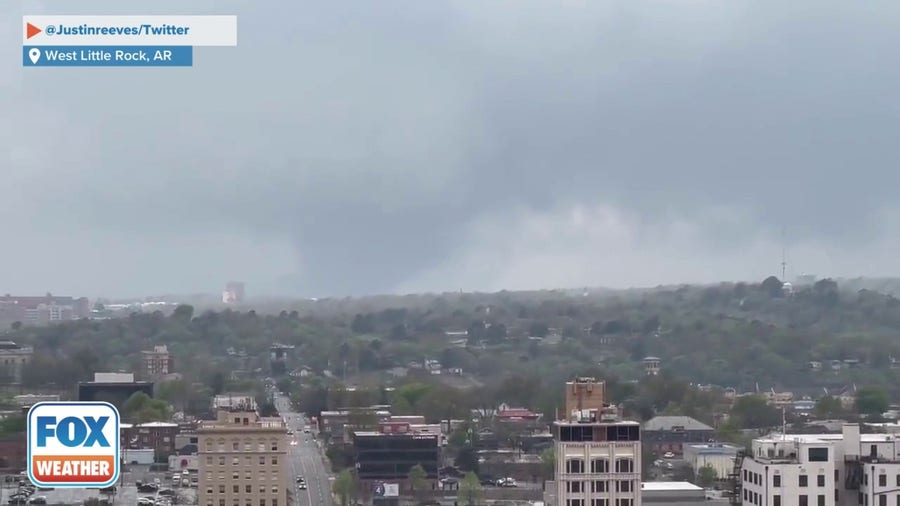 Tornado spotted in West Little Rock, AR