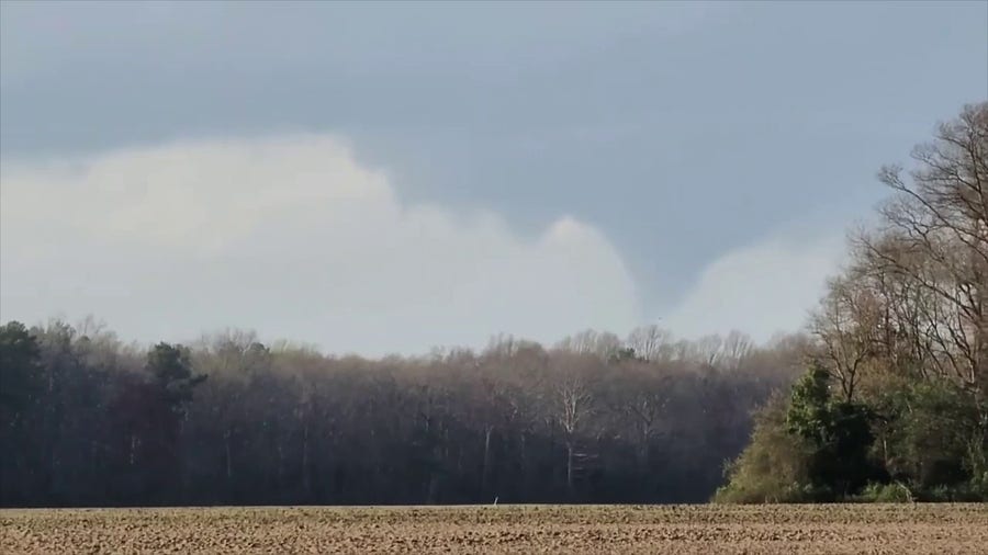 Funnel cloud spotted over Delaware