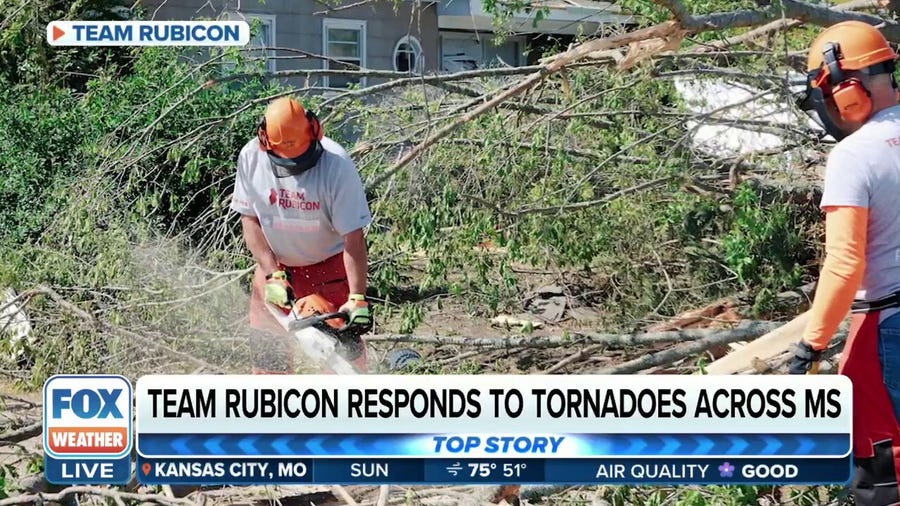Team Rubicon assists in the Mississippi tornado recovery