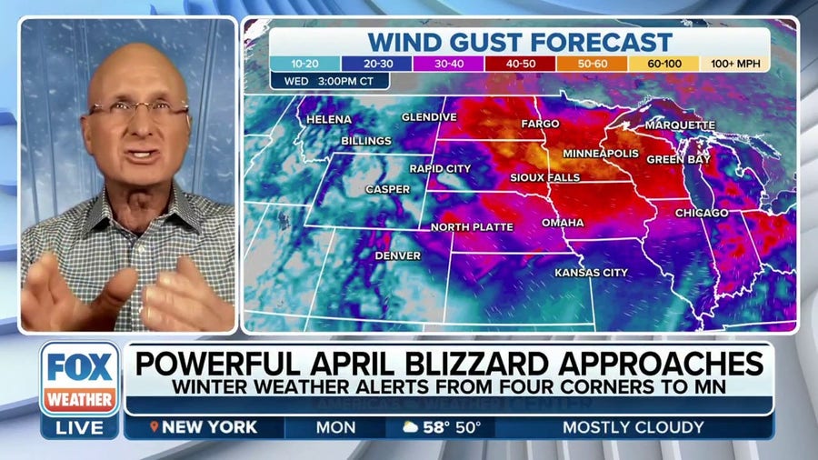 'This is a spring storm on steroids': Blizzard approaches Plains, Upper Midwest