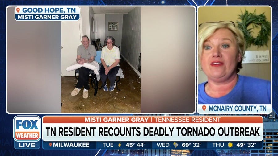 Tennessee resident recalls tornado: 'We heard the roof go off the house'
