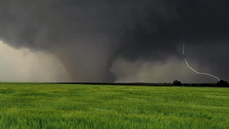 What is a wedge tornado?