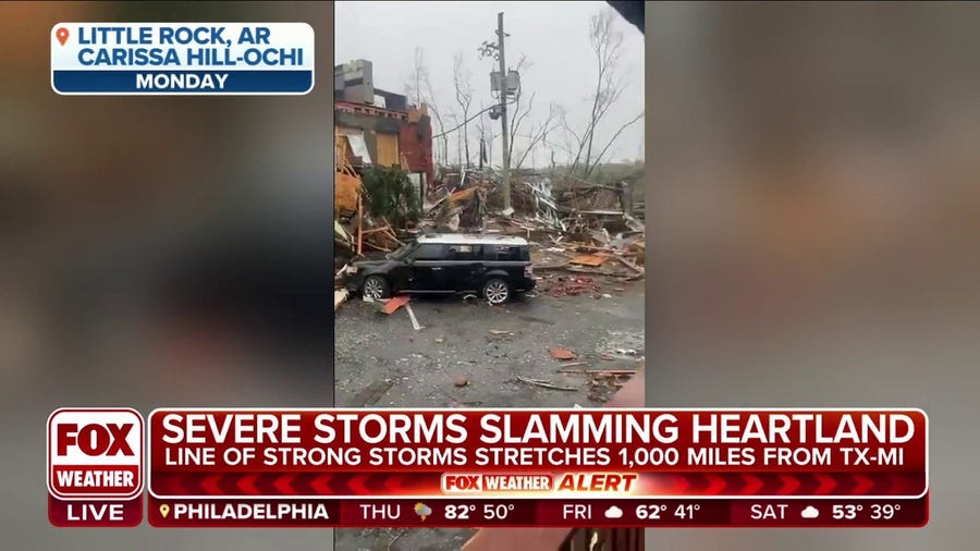 Little Rock, AR salon owner recalls tornado: 'It was a horrifying experience'
